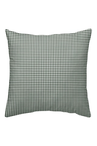 Federa in parcalle di cotone 79 fili/cm² Aielo - Verde