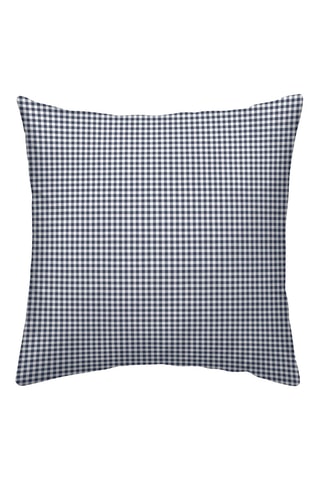 Federa in parcalle di cotone 79 fili/cm² Calafat - Navy