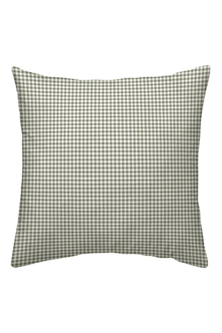 Federa in parcalle di cotone 79 fili/cm² Aielo Verde Pequeño - Verde