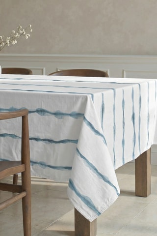 Toalha antimanchas Vera - Branco e azul