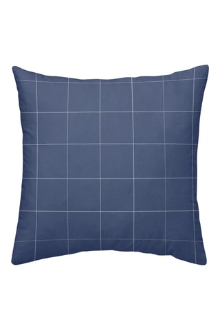 Fronha de almofada em percal de algodão 79 fios/cm² Xeresa - Azul,