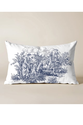 Copricuscino Burjasot C - Blu - 30 x 50 cm
