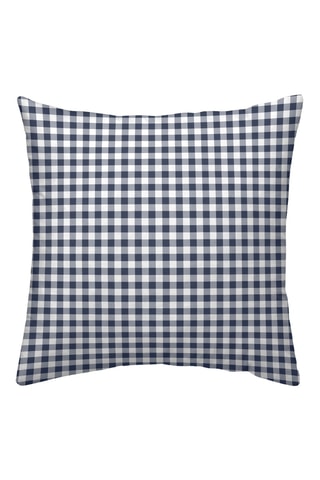 Federa in parcalle di cotone 79 fili/cm² Calafat - Navy