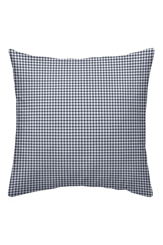 Federa in parcalle di cotone 79 fili/cm² Calafat - Navy
