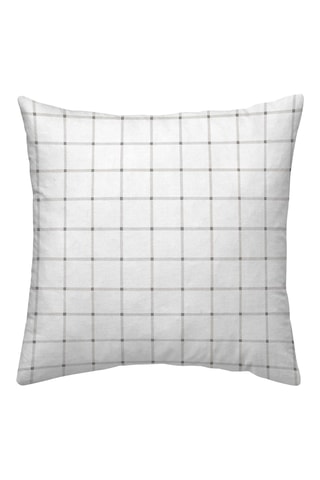 Federa in parcalle di cotone 79 fili/cm² Daimus - Grigio