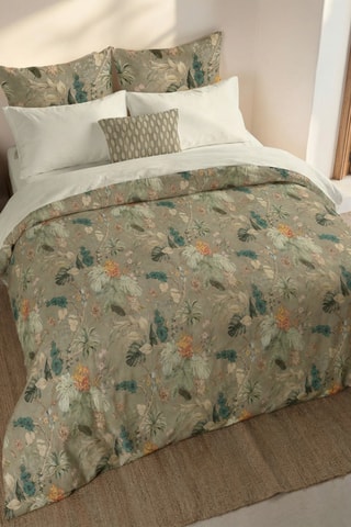Copripiumino in parcalle di cotone 79 fili/cm² Aspe - Beige