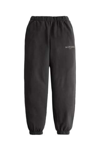 Calças baggy polares cintura subida - Cinzento-escuro