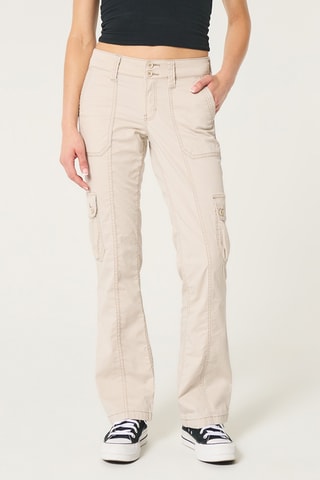 Broek Bootcut - Zilverkleurig