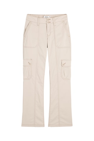 Broek Bootcut - Zilverkleurig