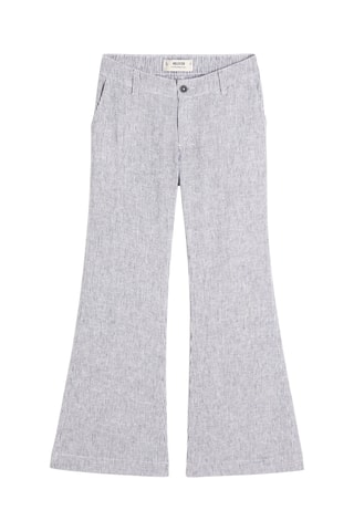 Linnen Broek Flare - Marineblauw