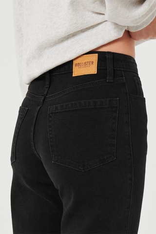 Jeans Dad Hoge Taille - Zwart