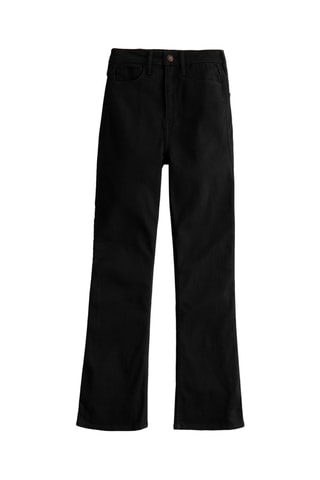 Jeans bootcut hoge taille - Zwart