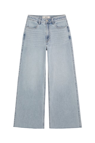 Jeans wide legs - Kobaltblauw