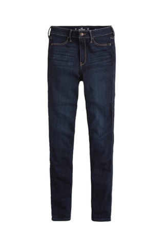 Jeans Hoge Taille - Nachtblauw