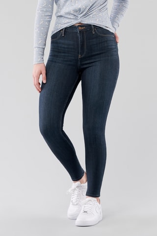 Jeans Hoge Taille - Nachtblauw