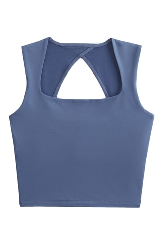 Crop Top - Marineblauw
