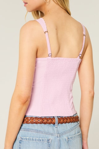 Linnen Top - Roze