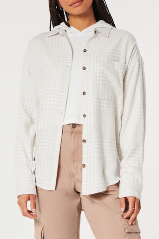 Oversized Blouse - Beige