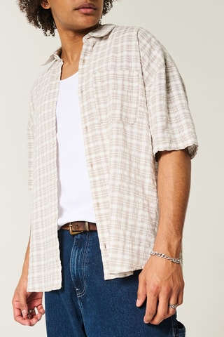 Overhemd Baggy - Beige