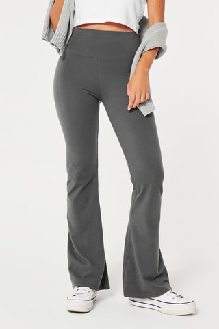 Legging taille haute - Gris foncé