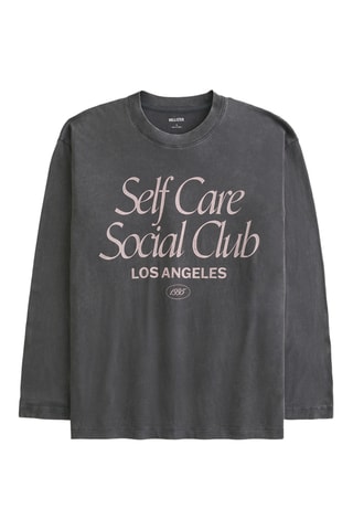 Oversized T-shirt - Donkergrijs