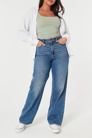 Cropped T-shirt - Lichtgroen