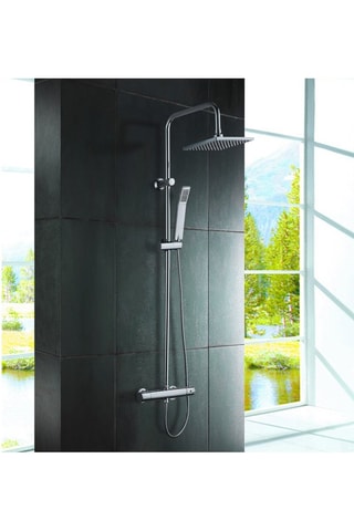 Colonne de douche avec robinetterie thermostatique Nessy Cuadrado