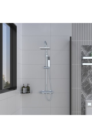 Colonne de douche avec robinetterie thermostatique Nessy Cuadrado