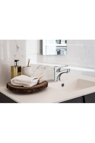 Mitigeur pour lavabo avec bec fixe Sonora