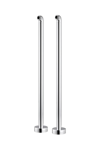 2 colonnes pour robinetterie par le sol