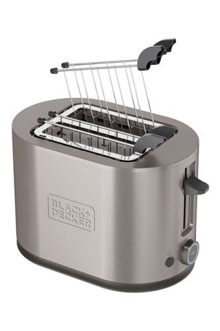 Grille-pain en acier inoxydable - 900 W - 2 fentes