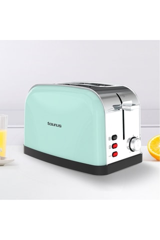 Tostadora de acero inoxidable - 950 W - 2 ranuras