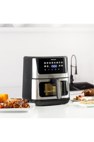 Friteuse à air chaud en acier inoxydable  - 2100 W - 8 l