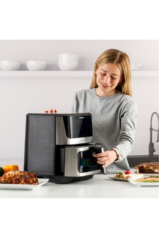 Friteuse à air chaud en acier inoxydable  - 2100 W - 8 l
