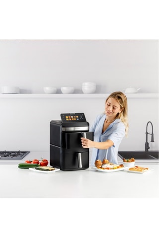 Friteuse à air chaud en plastique sans BPA - 2800 W - 13 l
