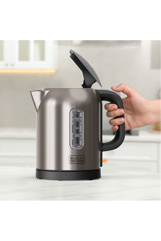 Bouilloire en acier inoxydable sans BPA sans fil - 1l - 2200 W