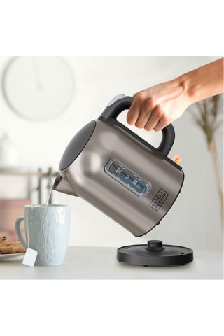 Bouilloire en acier inoxydable sans BPA sans fil - 1l - 2200 W