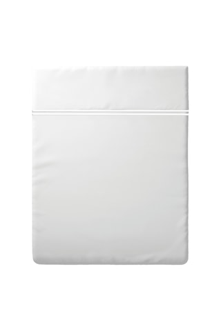 Lenzuolo sopra in raso di cotone Paris - Bianco