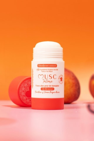 2 x Natuurlijke Deodorants Hot Peach - La charmeuse - 2 x 50 g