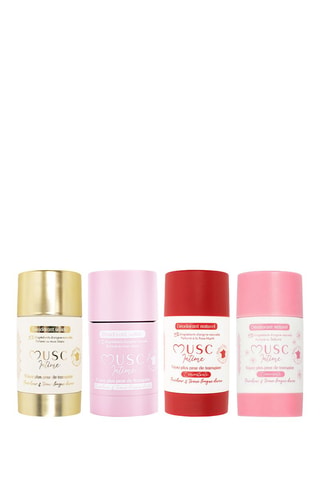 Deodorant met Oosterse Monoï, Deodorant met Rose Mystik, Deodorant en Natuurlijke Deodorant Sakura L'Innocente - 4 x 50 g