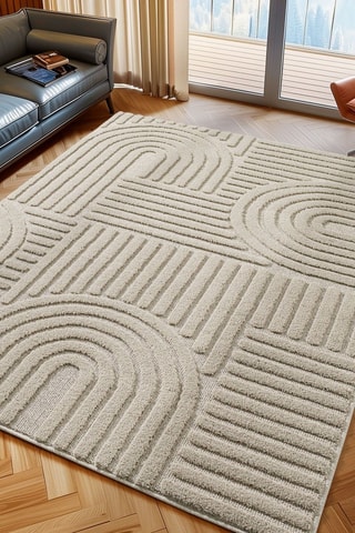 Tapis Art - Beige - 140 x 200 cm