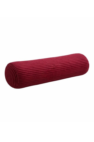 Coussin en velours - Bordeaux - 20 x 80 x 7 cm