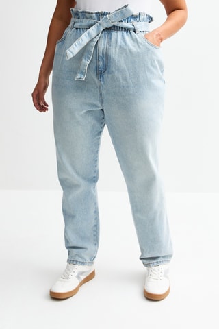 Jean taille haute - Bleu