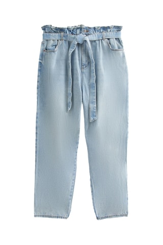 Jean taille haute - Bleu