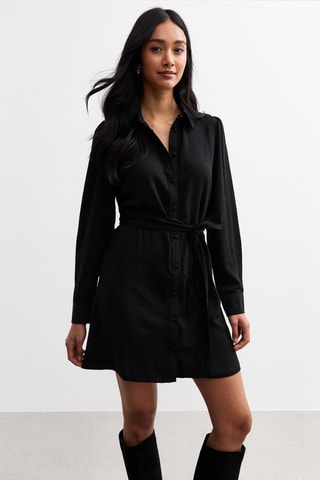 Robe chemise - Noir