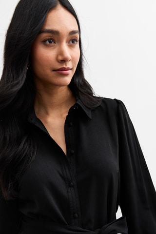 Robe chemise - Noir