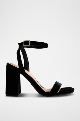 Sandales à talons - Noir