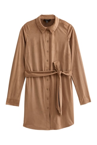 Robe chemise - Marron