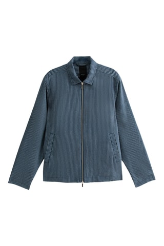 Veste en lin - Bleu foncé