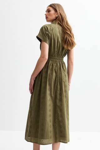 Robe midi - Kaki